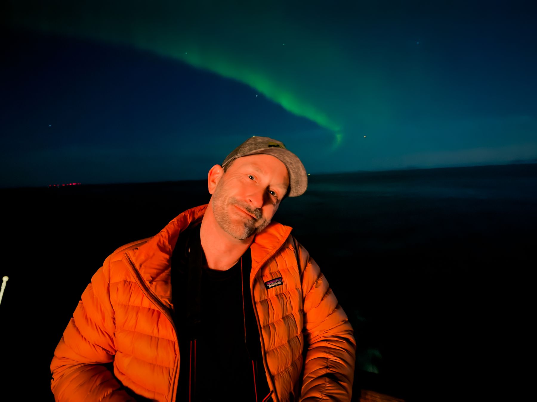 Me with Northern Lights